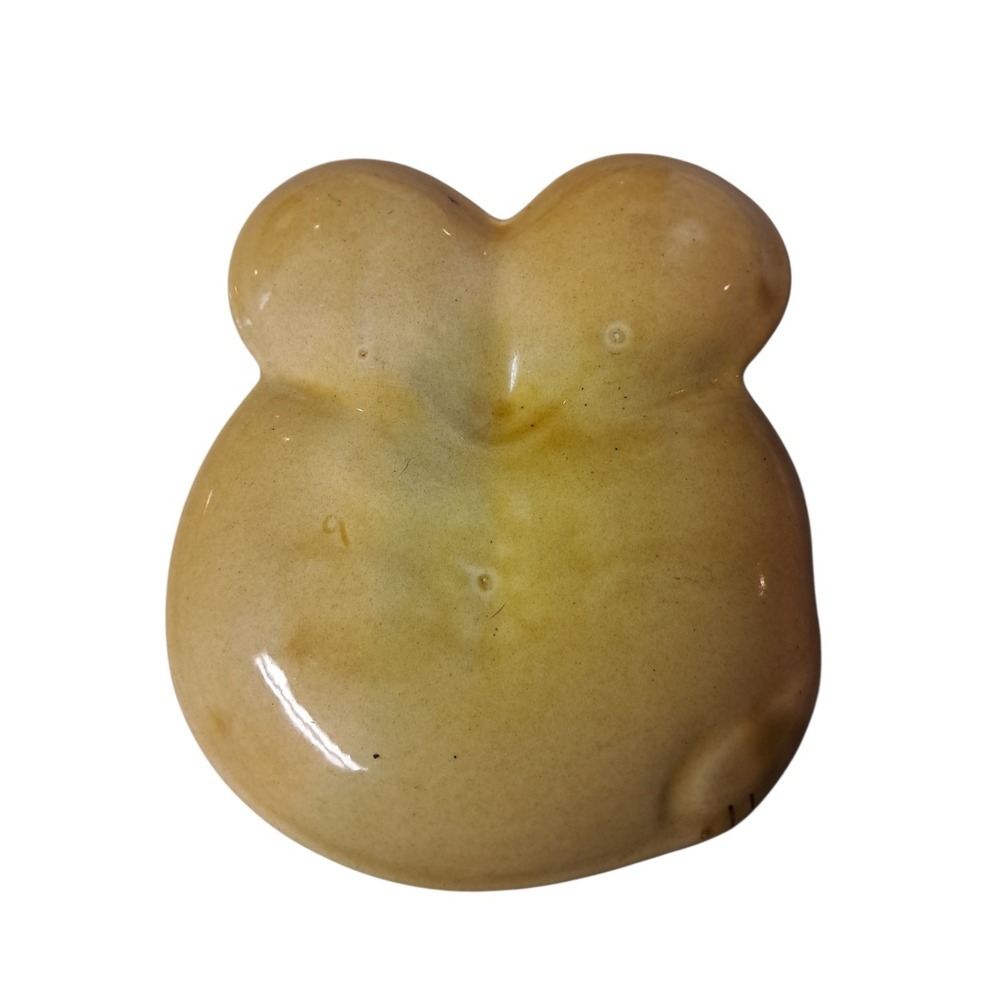 Vintage Yellow Mouse Cheese and Cracker CeramicDish Tray So Cute Decor Display - Picture 5 of 5